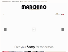 Tablet Screenshot of marchino-milano.com